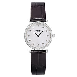 Longines La Grande Classique Steel Diamonds Quartz Ladies Watch