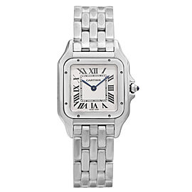 Cartier Panthere 27mm Stainless Steel Silver Dial Quartz Ladies Watch