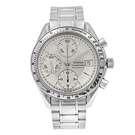 Omega Speedmaster Chronograph Steel Silver Dial Automatic Mens Watch