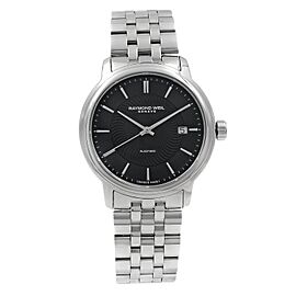 Raymond Weil Maestro Steel Black Dial Automatic Mens Watch