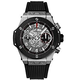 Hublot Big Bang Titanium Gray Skeleton Dial Automatic Watch