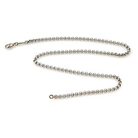 Chopard 18k White Gold Round Link Chain Necklace