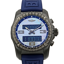 Breitling B50 Cockpit Titanium Blue MOP Dial Quartz Watch