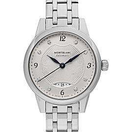 Montblanc Boheme 28mm Steel Diamond Dial Automatic Ladies Watch