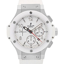 Hublot Big Bang 44mm Steel White Dial Automatic Mens Watch