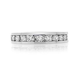 Rachel Koen 1.00Cttw Diamond Ladies Wedding Band Ring 14K White Gold Size 6.75