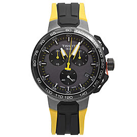 Tissot T-Bike Steel Chronograph Black Dial Quartz Mens Watch