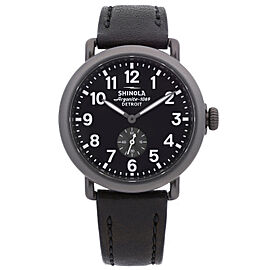 Shinola Runwell 41mm Steel Gunmetal Black Dial Quartz Mens Watch