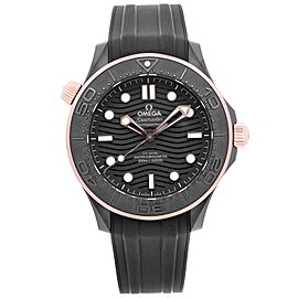 Omega Seamaster Diver 43mm Ceramic Rose Gold Black Dial