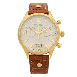 Movado Heritage Calendoplan Chronograph Ivory Dial Quartz Ladies Watch