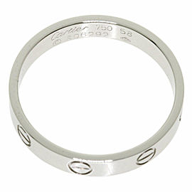 CARTIER 18K White Gold Ring US (8.25) LXGQJ-631