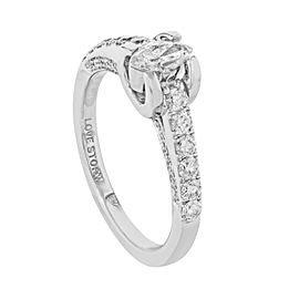 14K White Gold, 14K Yellow Gold Diamond Engagement Ring