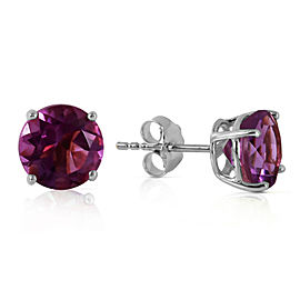 3.1 CTW 14K Solid White Gold Embrace Radiance Amethyst Earrings