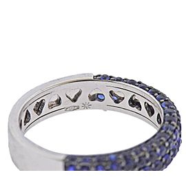 Sapphire Gold Band Ring