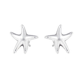 Tiffany & Co. Sterling Silver Starfish Stud Earrings