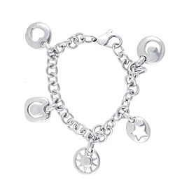 Tiffany & Co. Sterling Silver Charm Bracelet