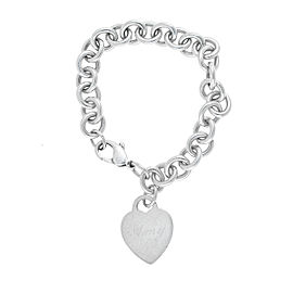 Tiffany & Co. Sterling Silver Heart Tag Bracelet