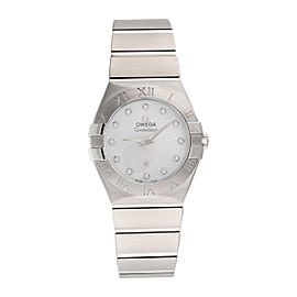 Omega Constellation 123.10.27.60.55.004 Stainless Steel Quartz 27mm Womens Watch