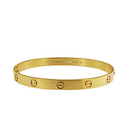 Cartier Love Bracelet Yellow Gold Size 21