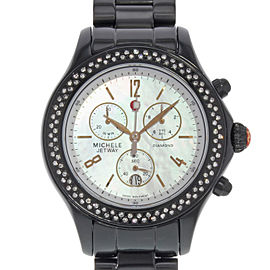 Michele Jetway 40mm Womens Watch