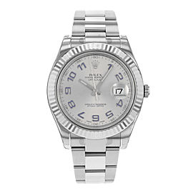 Rolex Datejust II 116334 GAO Steel & 18k White Gold Automatic Mens Watch