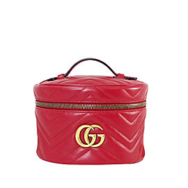 Gucci GG Marmont Leather Round Backpack