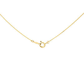 Rachel Koen Yellow Gold 'L' Letter Pendant Necklace With Chain