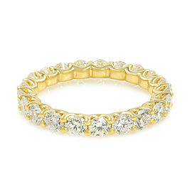 Rachel Koen U-shape Diamond Eternity Band 18K Yellow Gold 1.90cttw