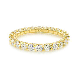 Rachel Koen U-shape Diamond Eternity Band 18K Yellow Gold 1.25cttw