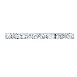 Rachel Koen 18K White Gold 0.20cts Genuine Diamond Pave Ladies Ring Size 6.5