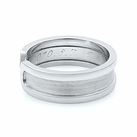 Cartier C Collection 18K White Gold Ring Size 6.5