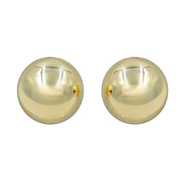 True14K Yellow Gold Ball Stud Earrings 7.5mm