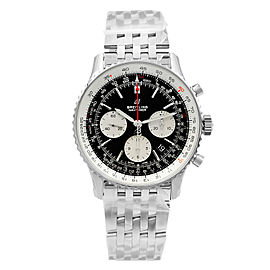 Breitling Navitimer 1 Steel Black Dial Automatic Mens Watch AB012121/BG75-450A