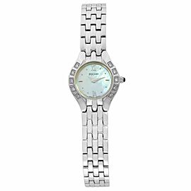 Pulsar Diamond Collection Steel MOP Dial Quartz Womens Watch