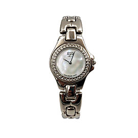 ESQ Movado MOP Dial Steel Quarts Ladies Watch 100533A