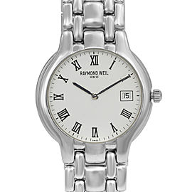 Raymond Weil Parsifal Steel White Roman Dial Quartz Ladies Watch 8810-SSR