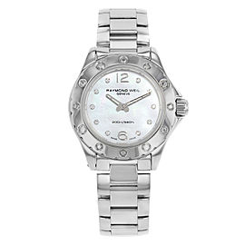 Raymond Weil RW Spirit Steel White MOP Dial Quartz Ladies Watch 3170-ST-05985