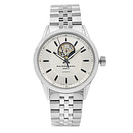 Raymond Weil Freelancer Silver Dial Steel Automatic Mens Watch 2710-ST-65031