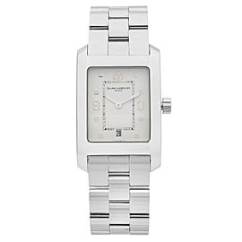 Baume et Mercier Hampton Stainless Steel White Dial Quartz Mens Watch MOA08604