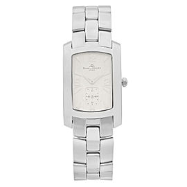 Baume et Mercier Hampton Milleis Steel Silver Dial Quartz Mens Watch M0A08014