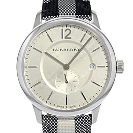 Burberry The Classic Stainless Steel Silver Dial Quartz Unisex Watch BU10002