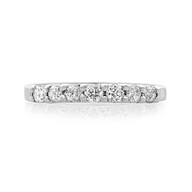 Rachel Koen 14K White Gold 0.25cttw H SI2 Round Diamond Wedding Band Ring Sz4.75