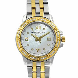 Raymond Weil Tango Two Tone Steel MOP Dial Quartz Ladies Watch 5399-SPS-00995