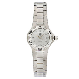 Tag Heuer Kirium Steel MOP Date Dial Quartz Ladies Watch WL131B.BA0709