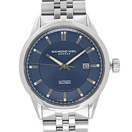 Raymond Weil Freelancer Steel Blue Dial Automatic Mens Watch 2731-ST-50001