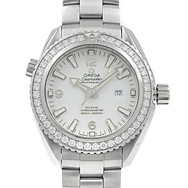 Omega Seamaster Diamond Bezel White Dial Ladies Watch 232.15.38.20.04.001