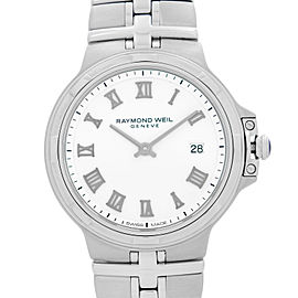 Raymond Weil Parsifal Steel White Roman Dial Quartz Ladies Watch 5180-ST-00300