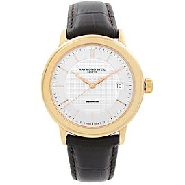 Raymond Weil Toccata Rose Gold PVD Steel Silver Dial Mens Watch 2837-PC5-65001