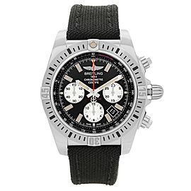 Breitling Chronomat 44mm Airborne Steel Black Dial Mens Watch AB01154G/BD13-1FD