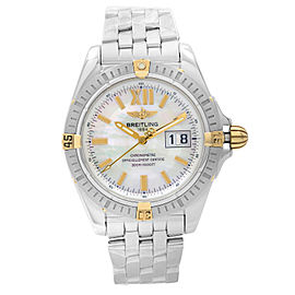 Breitling Windrider Cockpit Stainless Steel MOP Dial Automatic Mens Watch B49350